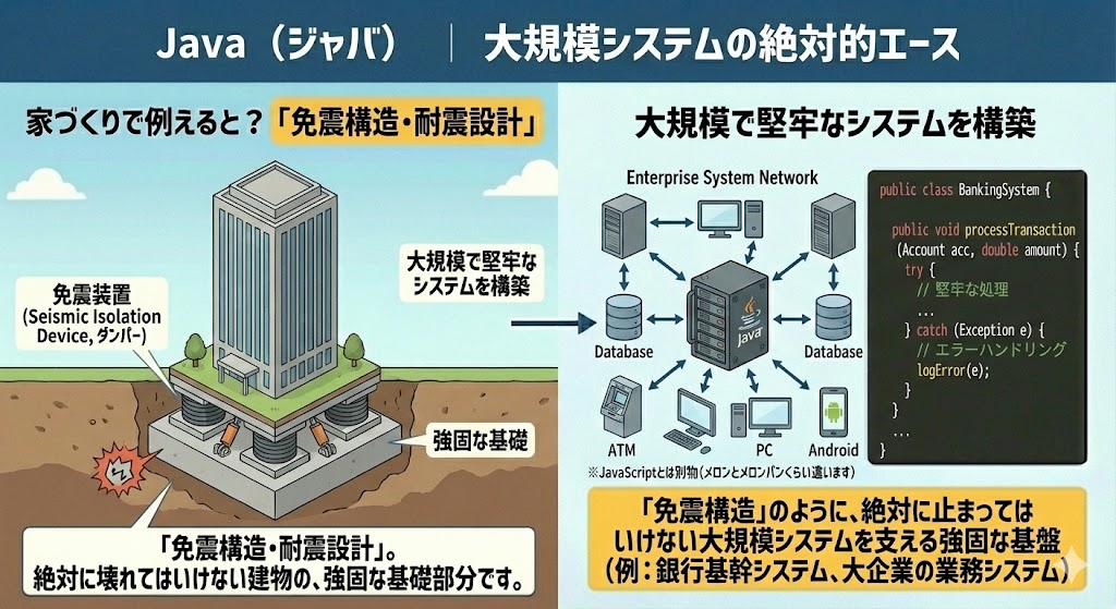 Java（ジャバ）｜大規模システムの絶対的エース