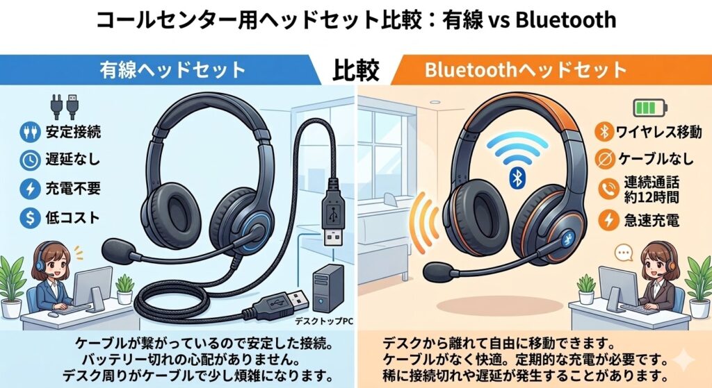 有線と無線の比較